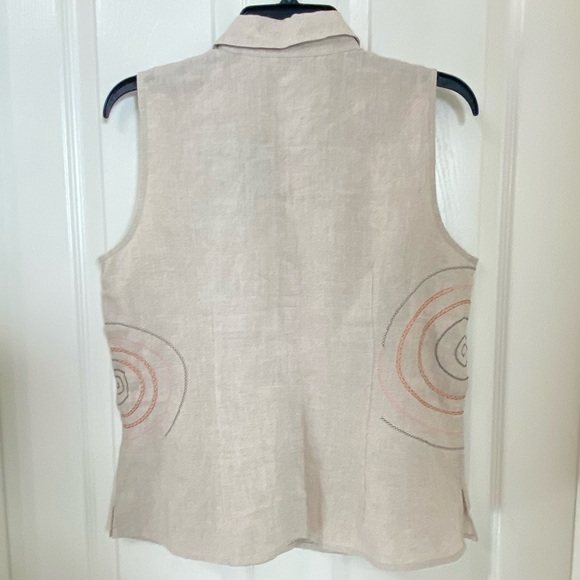 richard malcolm New Size 12/14 Pure Irish Linen Sleeveless Top and Maxi Skirt - Picture 4 of 15